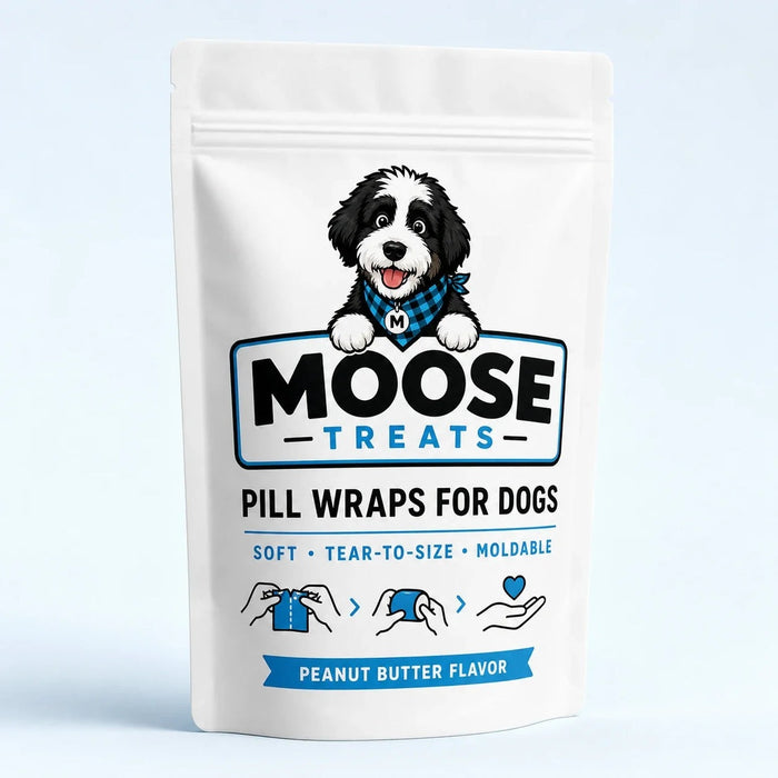 Moose Pill Wraps pouch — Peanut Butter flavor