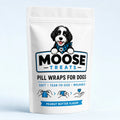 Moose Pill Wraps for Dogs – Peanut Butter Flavor (Single Pouch)
