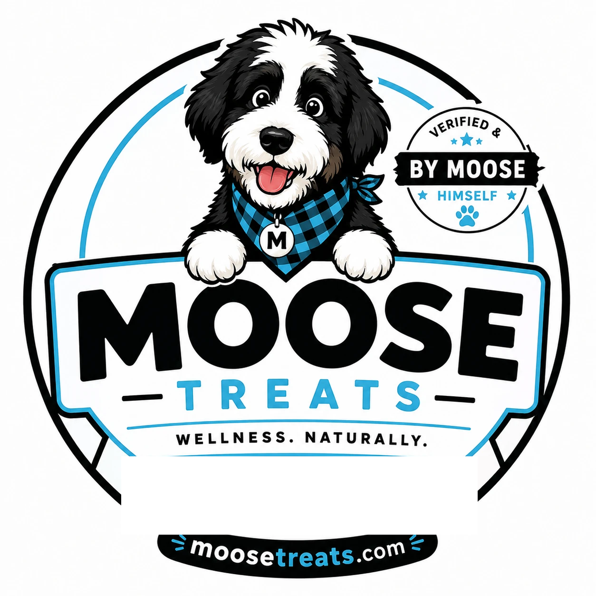 Moose Treats circular logo